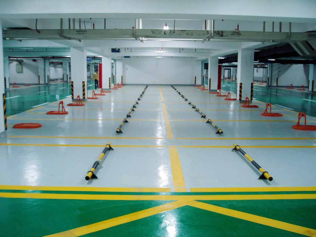 杭州停车场车位划线厂家|地下车库划线厂家价格 